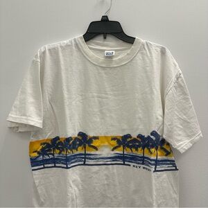 Y2K Anvil Key West Beach T-shirt Size Large